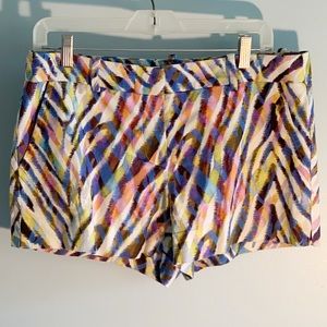 TRINA TURK!! size 8 Colorful Print Summer Shorts